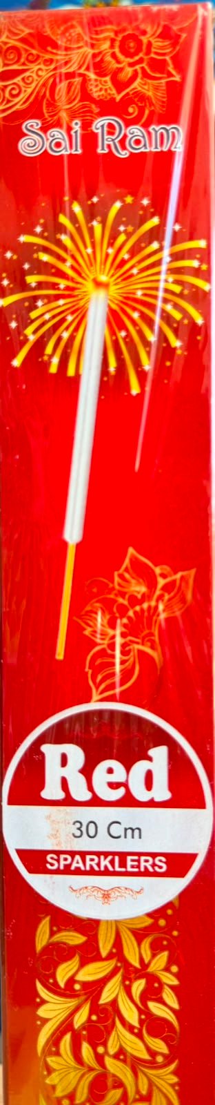30cm RED SPARKLERS